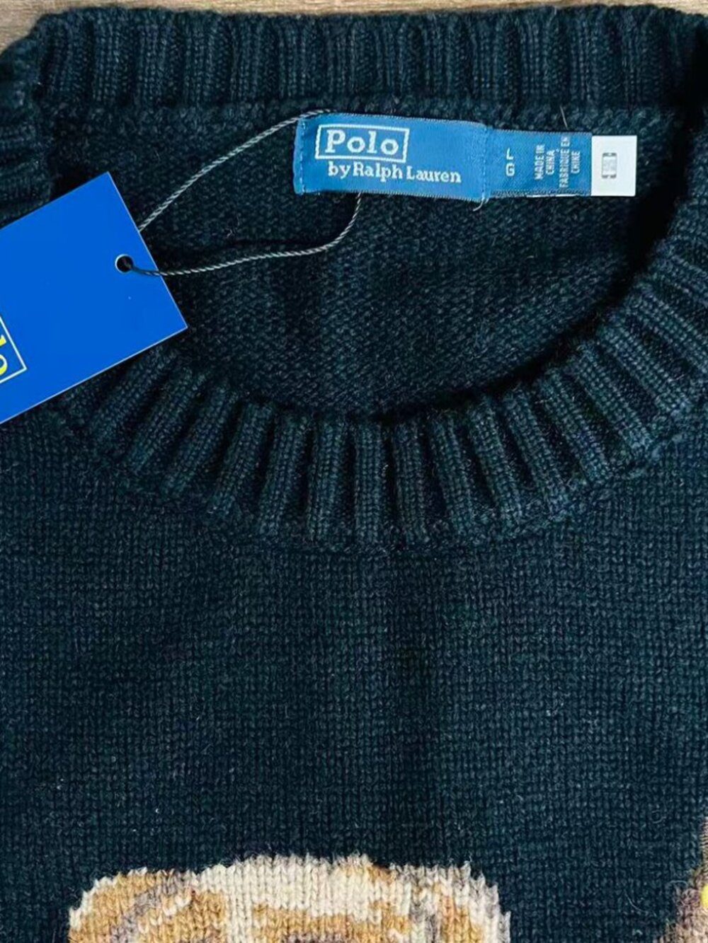 Polo Ralph Lauren Bear Horse Wool Sweater - Picture 5 of 7